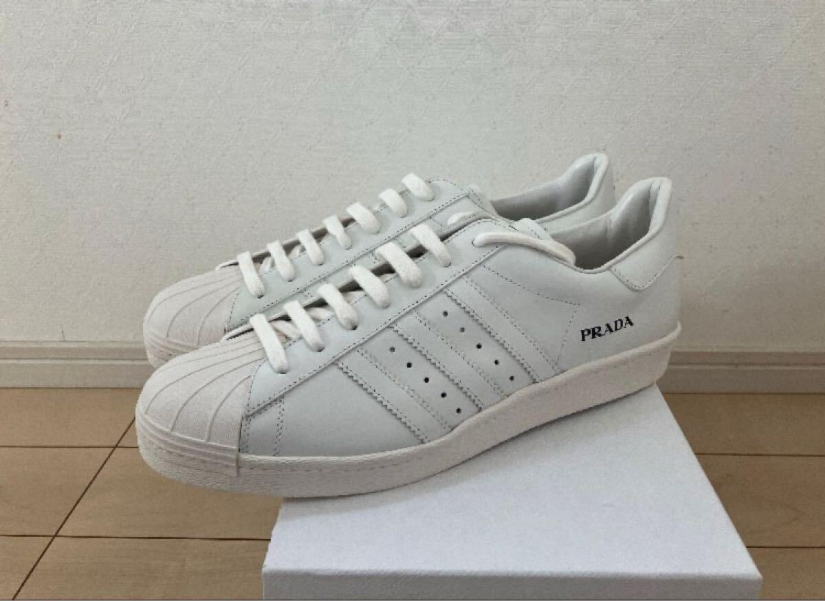  новый товар 30cm PRADA × Adidas Super Star Prada super Star 