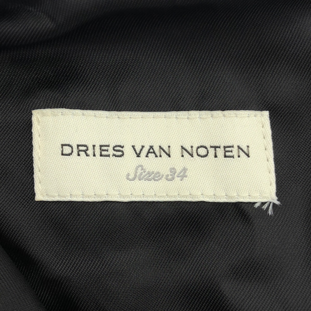 DRIES VAN NOTEN ドリスヴァンノッテン 20SS ラッフルフリルデザイントップス ブラック 34 ITOV2JLMNQZP_画像3