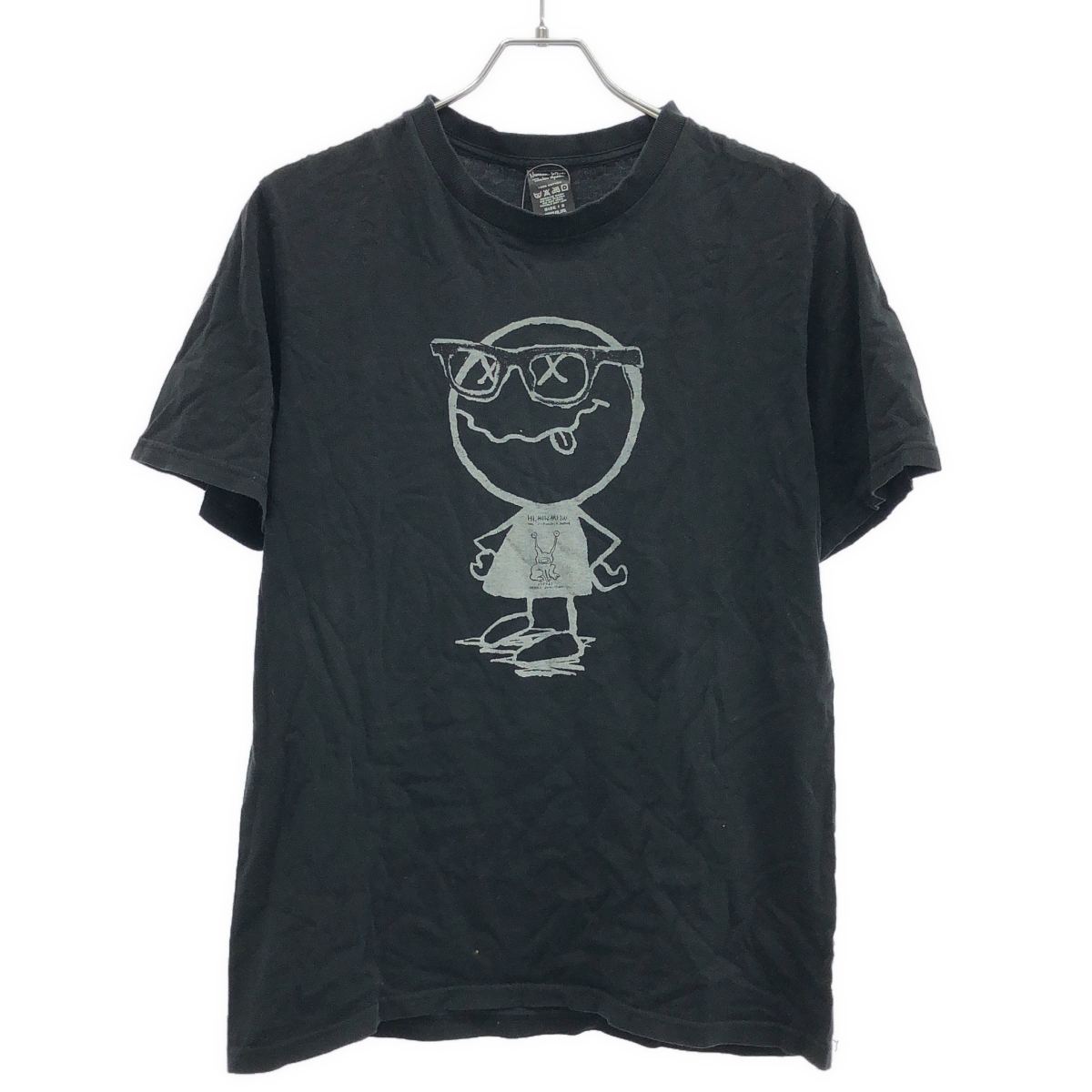 NUMBER(N)INE ナンバーナイン 9周年記念 プリントTシャツ ブラック 2 IT2NC7XGPARI_画像1