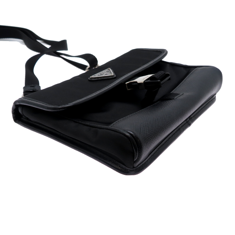 [. талант головной офис ]PRADA Prada Re-Nylon смартфон кейс 2ZH108 прочее мелкие вещи нейлон черный женский * мужской DH89760