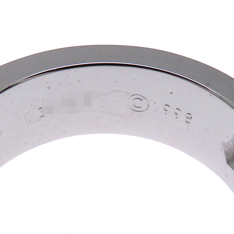 ［銀座店］CARTIER カルティエ #47 3P ダイヤモンド ラブ B4032500 リング?指輪 750ホワイトゴールド 7號 レディース DH88758