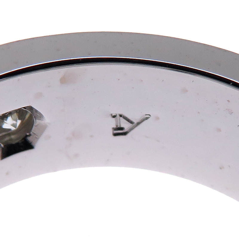 ［銀座店］CARTIER カルティエ #47 3P ダイヤモンド ラブ B4032500 リング?指輪 750ホワイトゴールド 7號 レディース DH88758