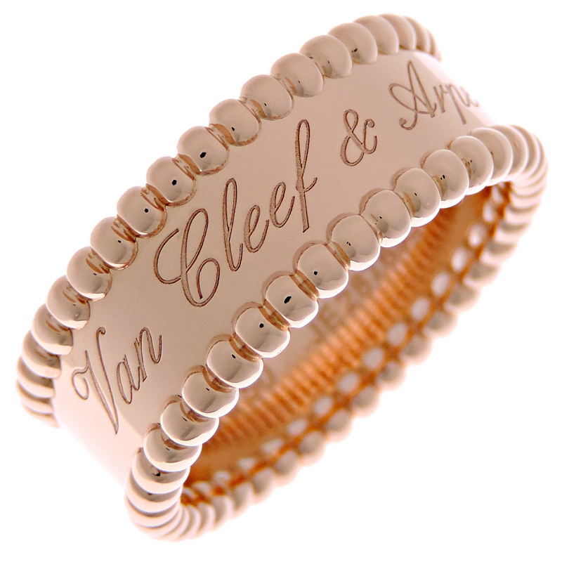 ［飯能本店］Van Cleef & Arpels ヴァンクリーフ＆アーペル ペルレ シニアチュール #54 VCARN32400 リング・指輪 14号 DH89872_画像1