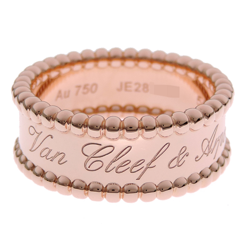［飯能本店］Van Cleef & Arpels ヴァンクリーフ＆アーペル ペルレ シニアチュール #54 VCARN32400 リング・指輪 14号 DH89872_画像4