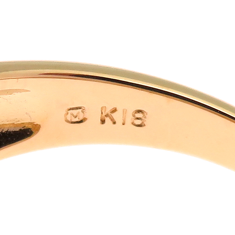 ［飯能本店］MIKIMOTO ミキモト 約8.5ｍｍ パール ダイヤモンド リング・指輪 K18イエローゴールド 11.5号 レディース DH89981_画像5