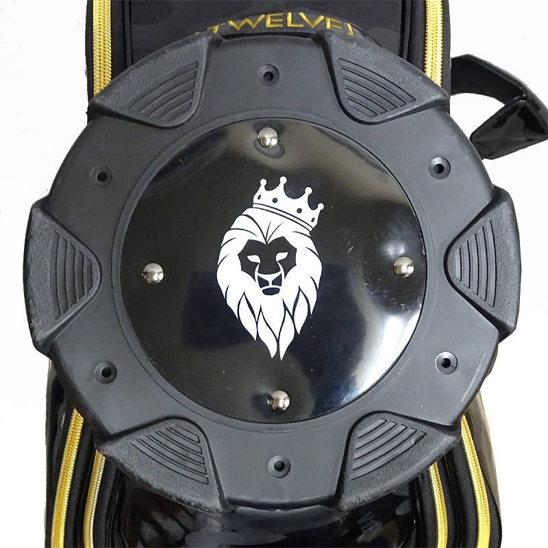 ブイトゥエルブ V12 STD V12 CAMO CADDY 9.5 ヘッドカバー5個付 キャディバッグ 46インチ対応 ブラック カモ柄 2022年モデル /GH16323の画像5