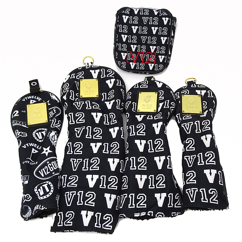 ブイトゥエルブ V12 STD V12 CAMO CADDY 9.5 ヘッドカバー5個付 キャディバッグ 46インチ対応 ブラック カモ柄 2022年モデル /GH16323の画像7