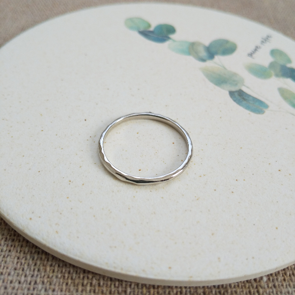 ★ リング 指輪 / Silver925製 / 13号 / ダイヤモンド0.005ct / シルバー ★_画像3