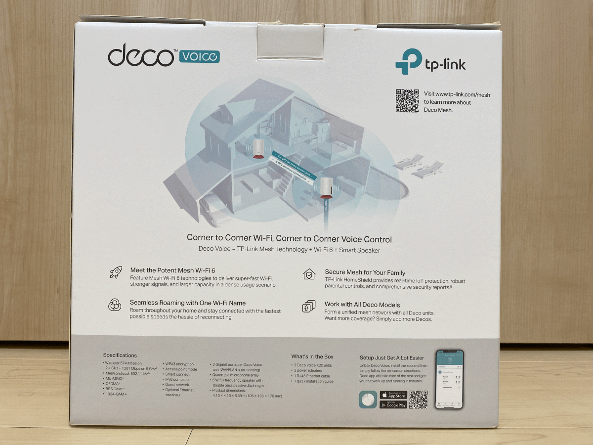 ★美品！使用少ない！TP-Link メッシュ ルーター Wi-Fi 6 無線LAN Alexa搭載 メッシュ ルーター 無線 LAN TP Link Deco Wi-Fi 6 ★中古品