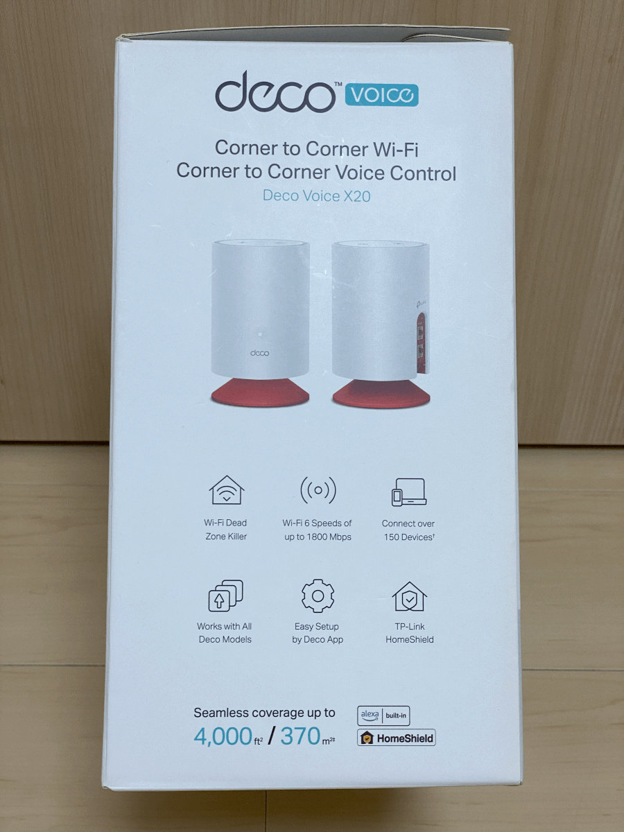 ★美品！使用少ない！TP-Link メッシュ ルーター Wi-Fi 6 無線LAN Alexa搭載 メッシュ ルーター 無線 LAN TP Link Deco Wi-Fi 6 ★中古品