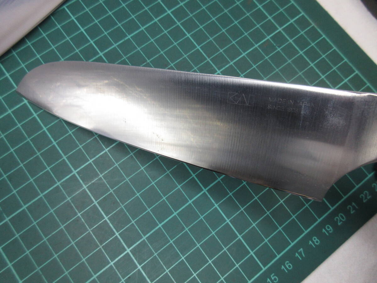 磨き＆研ぎ　追加写真有　関孫六セット　匠創　三徳包丁１７ｃｍ　わかたけ三徳包丁１５ｃｍ_画像9