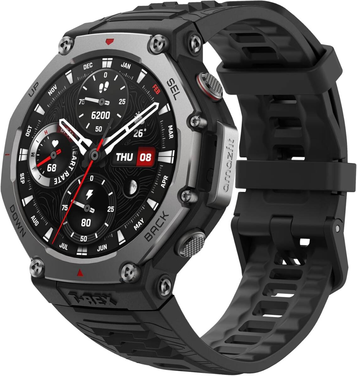 Amazfit T-Rex 3 (48mm)| цвет : оникс [ прекрасный товар ][ бесплатная доставка ]
