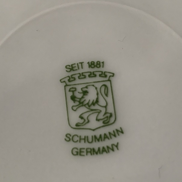 Schumann Bavaria シューマン ババリア 透かし皿 2枚セット レースプレート 白磁器 ドイツ製 アンティーク ヴィンテージ_画像6