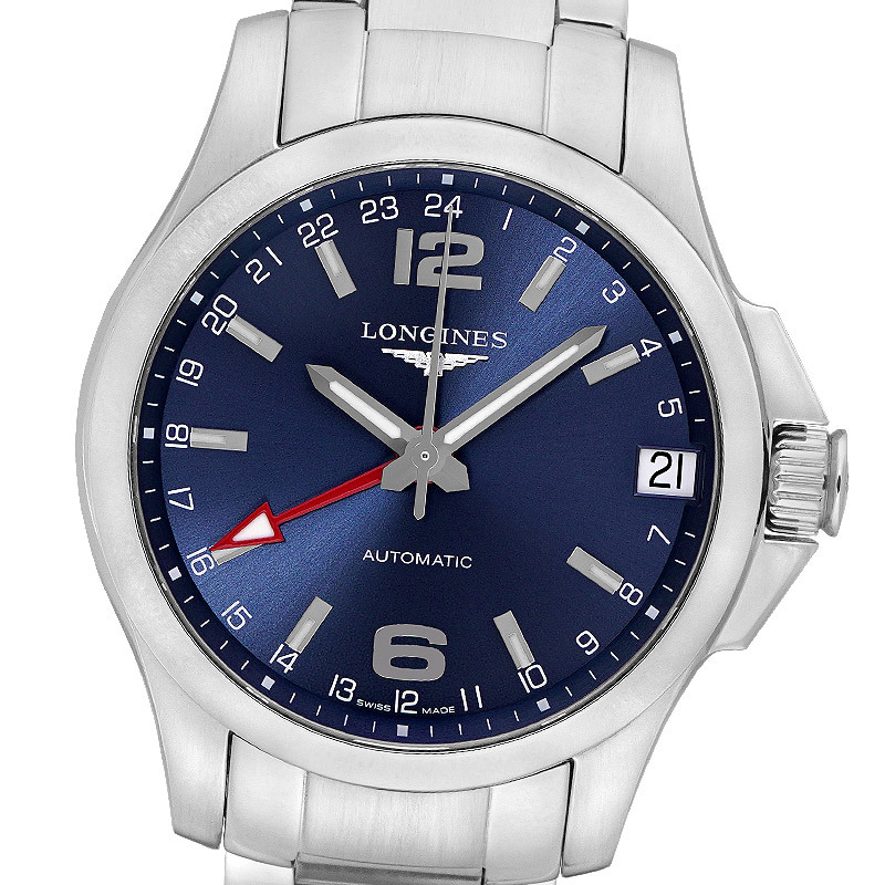[ б/у ]LONGINES Longines Conquest GMT L3.687.4.99.6