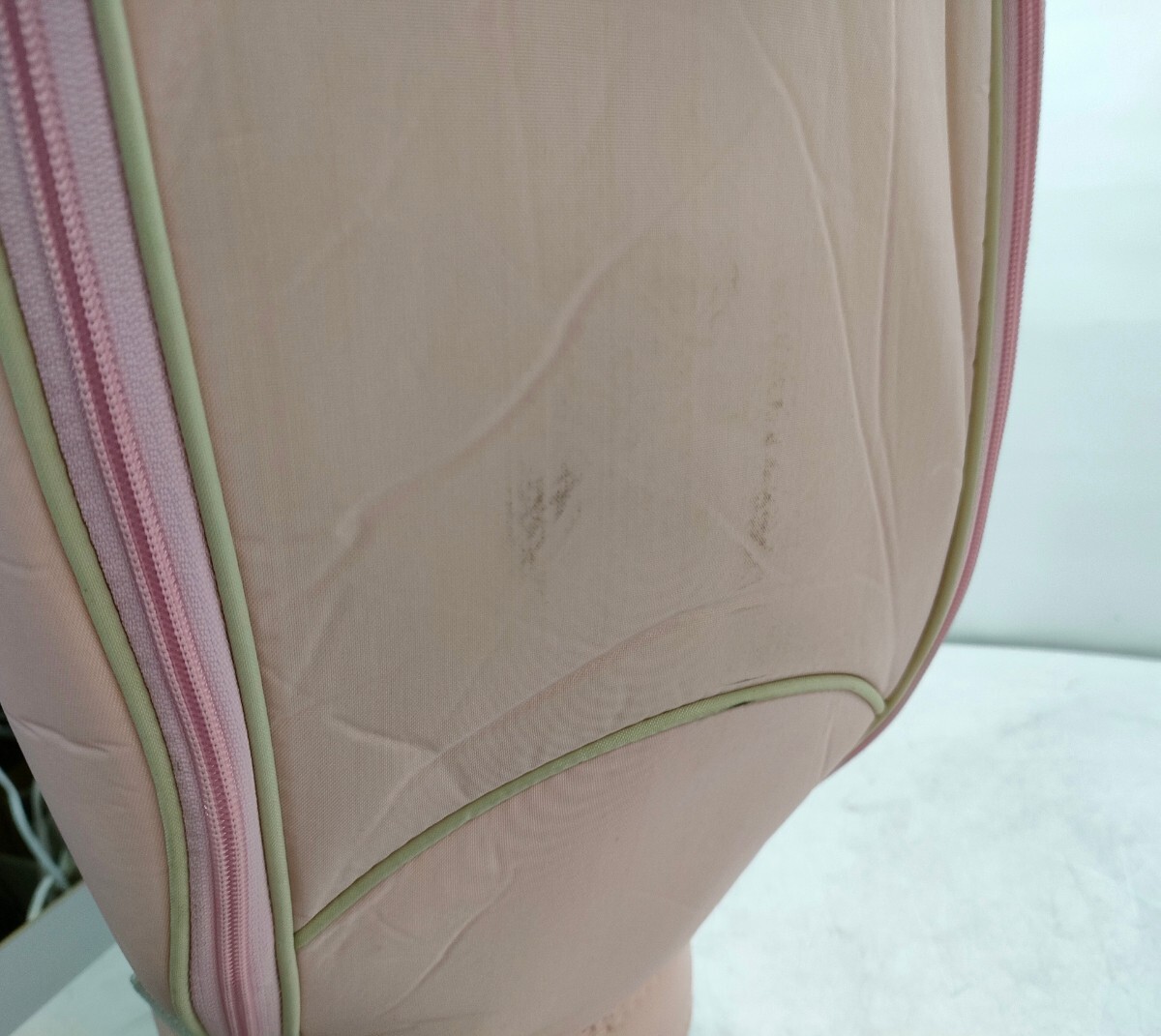 管理1317 【送料無料】PUMA プーマ キャディバッグ ゴルフバック 軽量 口枠6分割 フード/ショルダー付 キズ汚れあり 現状品_画像8