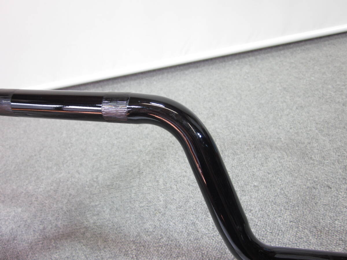 【C188⑤4】 カワサキ 7/8インチ(22.2mm) 純正ハンドル セミアップ (幅)730×(高)110×(奥行)170mm ウエイト入 スチール/ブラック_画像9