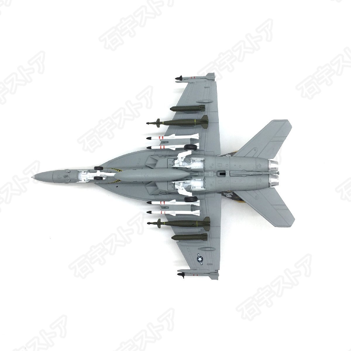 1：100 アメリカF-18B ストライクファイター 戦闘攻撃機 合金製模型 shw329の画像7