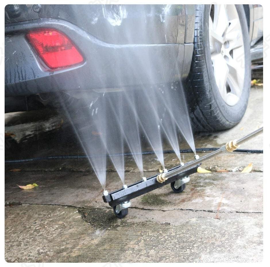 6 форсунка мойка высокого давления автомобиль днище очиститель 4000 psi вода метла чистка tool комплект сад чистка механизм shw0015