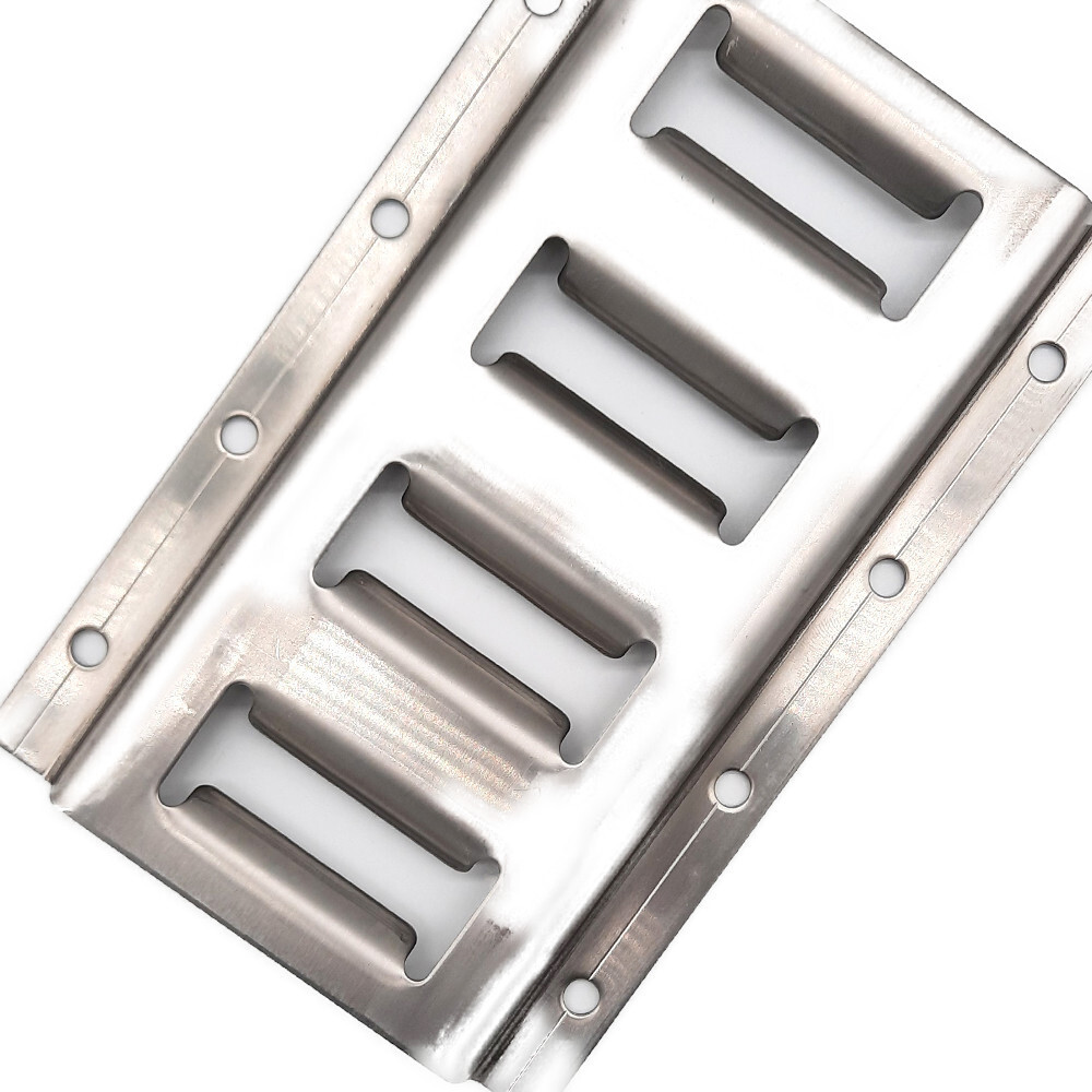 トラック用品 JB ラッシングレール ステンレス SUS304 20cm 穴付 1991005_画像2