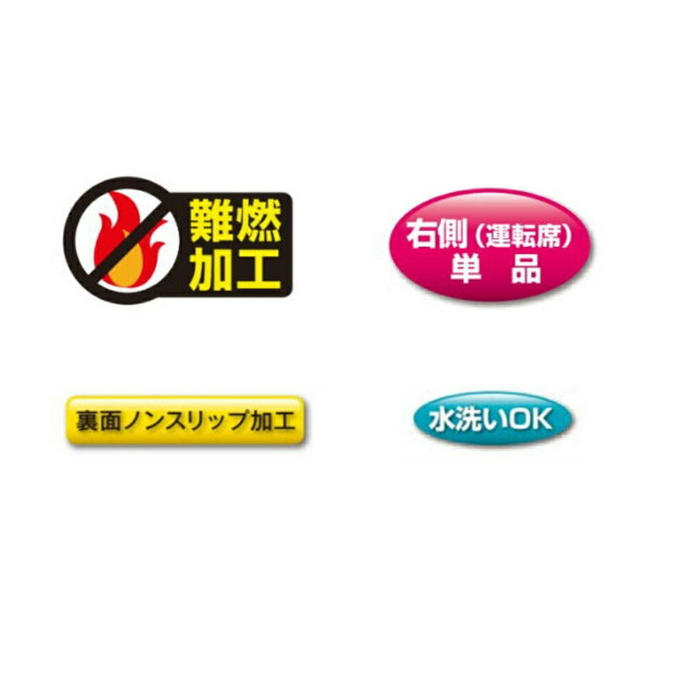 在庫処分 JET 車種専用フロアマット 運転席用 レッド/ブラック 17レンジャーワイド [523218]_画像3