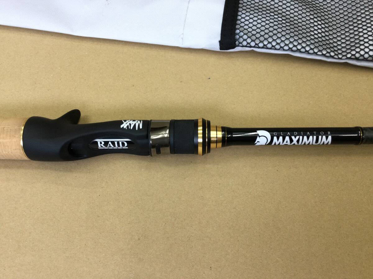【#63】美品 レイドジャパン グラディエーターマキシマム GX-65ML+C-ST ザマックスライト RAIDJAPAN GLADIATOR MAXIMUM THE MAXX Lt_画像6