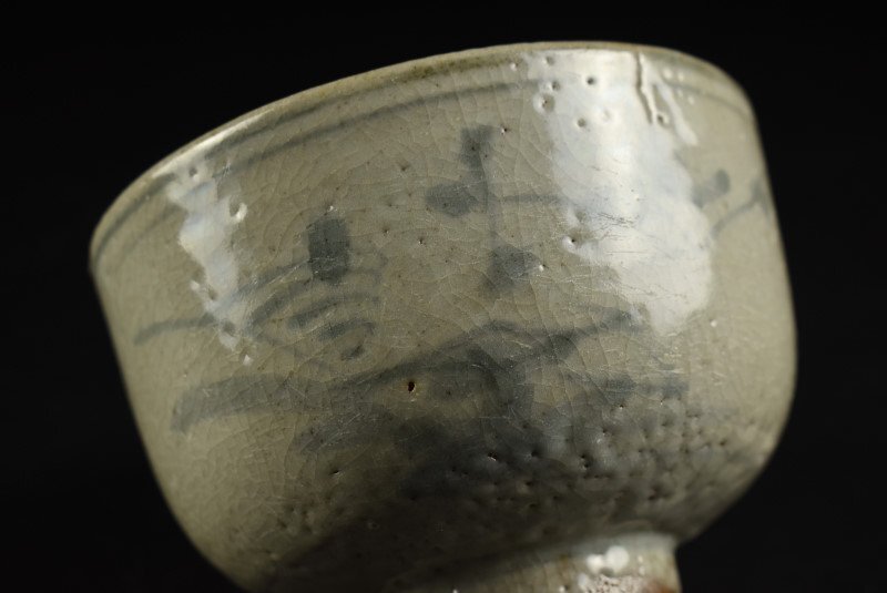 【蔵A4140c】古美術 木原茶碗 江戸初期_画像4