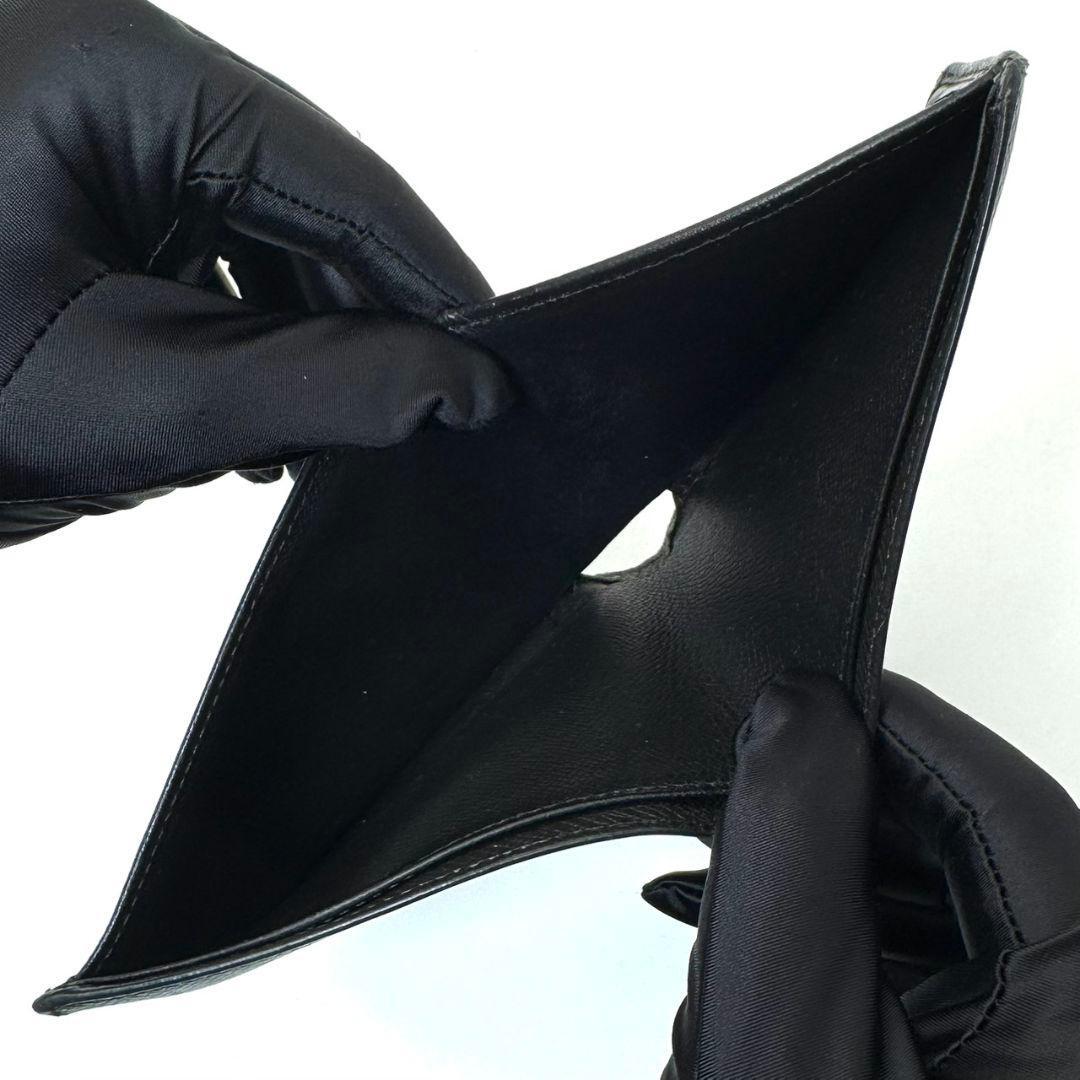 ルイヴィトン タイガ ポルトフォイユ ミュルティプル M30952 財布 折り財布 二つ折り ウォレット 札入れ カード 黒 ブラック LOUIS VUITTON