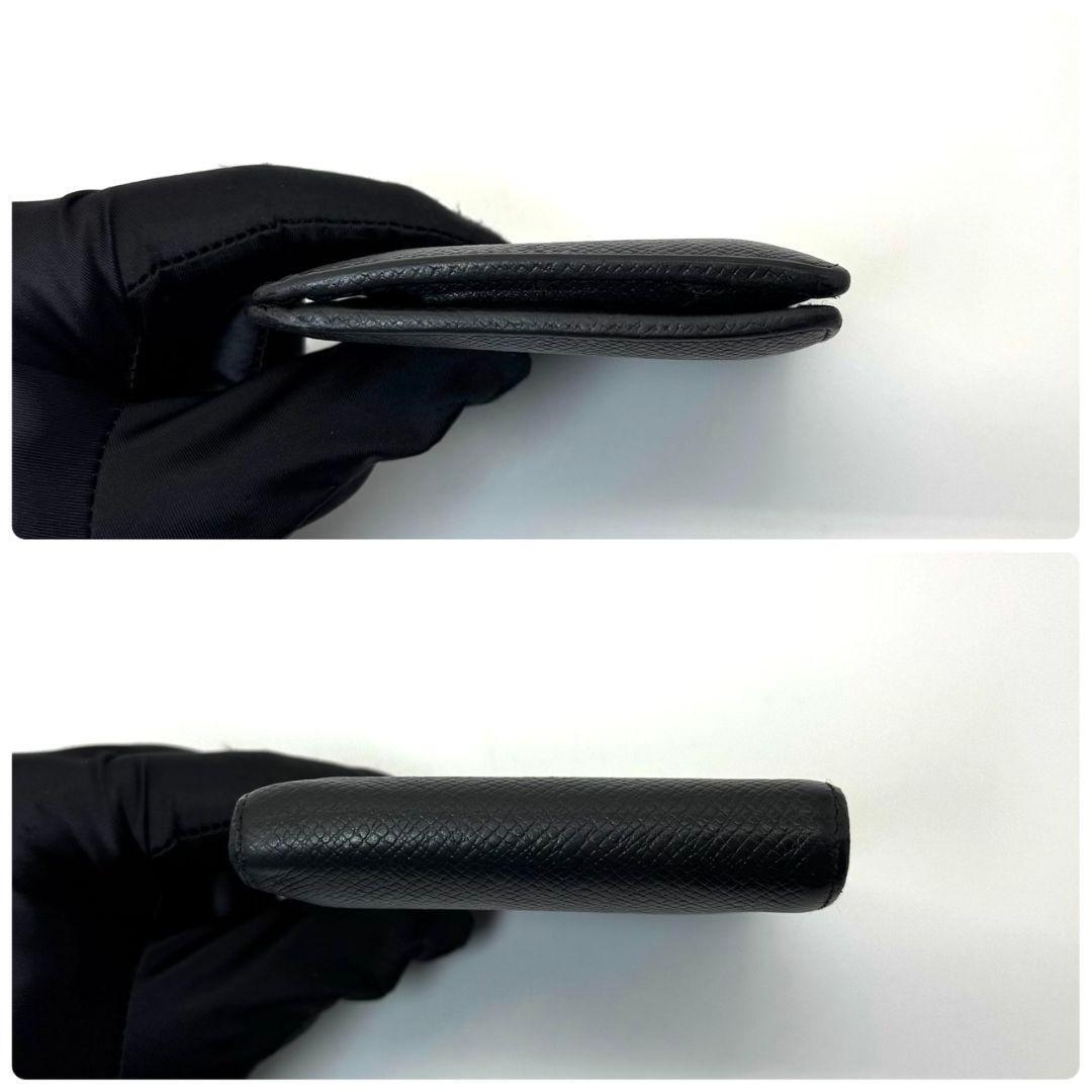 ルイヴィトン タイガ ポルトフォイユ ミュルティプル M30952 財布 折り財布 二つ折り ウォレット 札入れ カード 黒 ブラック LOUIS VUITTON