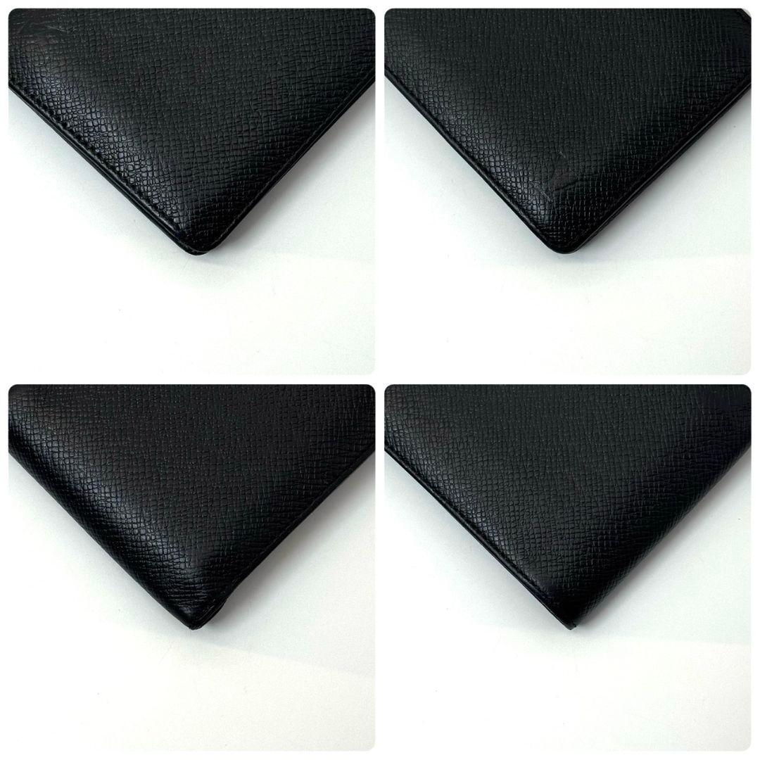 ルイヴィトン タイガ ポルトフォイユ ミュルティプル M30952 財布 折り財布 二つ折り ウォレット 札入れ カード 黒 ブラック LOUIS VUITTON