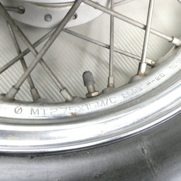 ●ビラーゴ [3DM] 純正リアホイール リアスプロケット付属 中古 ヤマハ YAMAHA XV250 Virago KR061219_画像7