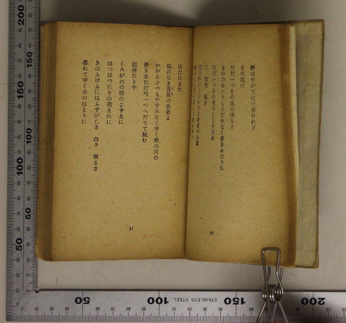 文学『詩集 砂の砦』三好達治 臼井書房 昭和21年 補足:胡桃讃/一薬舟/氷の季節/涙をぬぐつて働かう/古松に倚る/竹の青さ/郊野の梅/断章 他_画像8