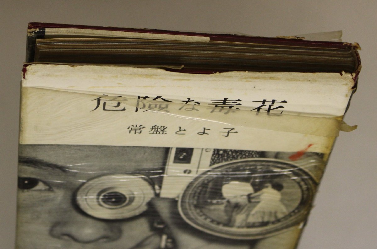 文学『危險な毒花』常盤とよ子 著 三笠書房 補足:スカートをはいたカメラマンおこのみ焼屋わが習作時代プロ作家への道困つたお嬢さん_画像3