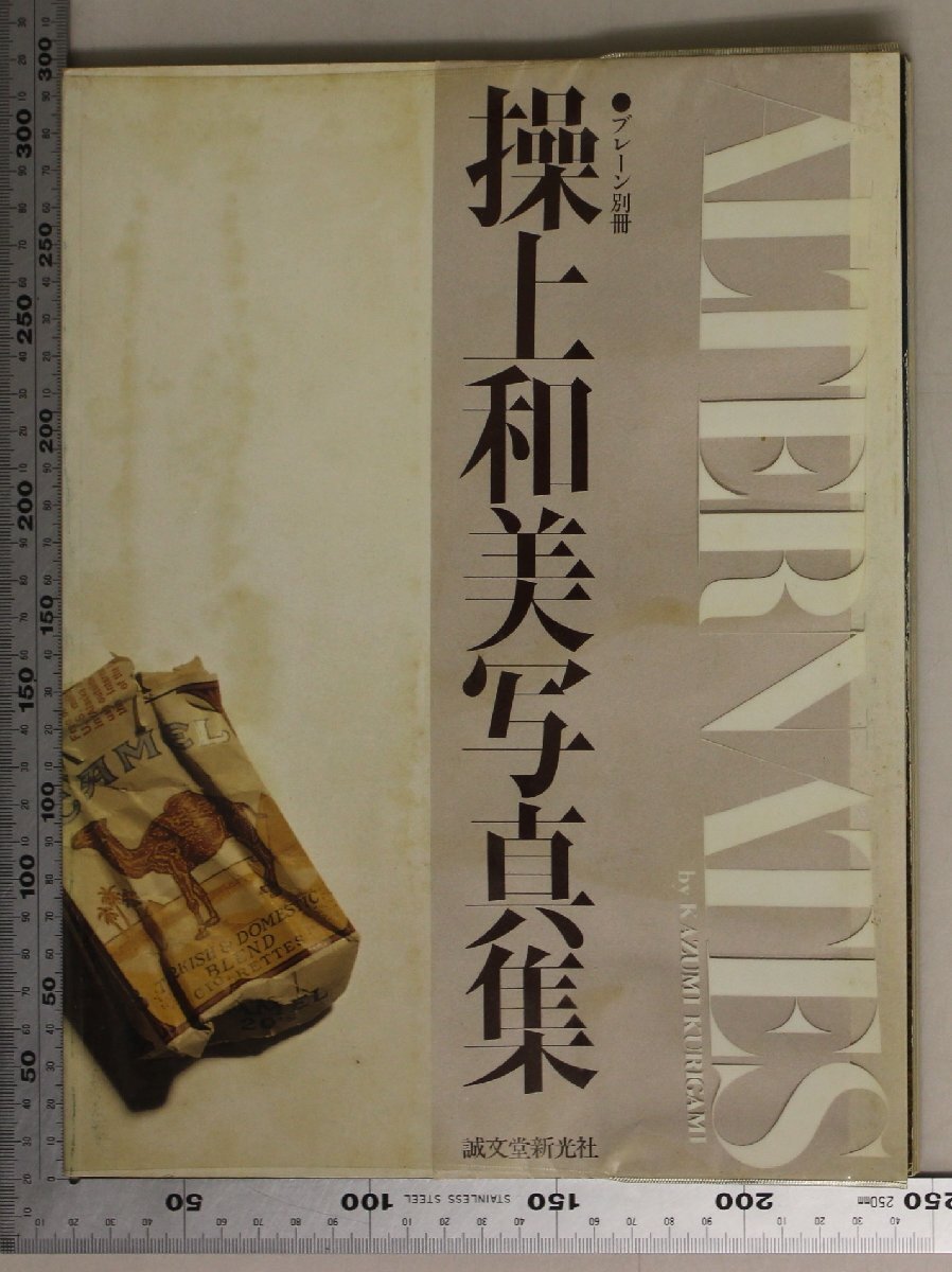 写真集『ALTERNATES 操上和美写真集 プレーン別冊』誠文堂新光社 補足:透明になってしまった時間たちへ僕は時間意識で撮るキャメル_画像1