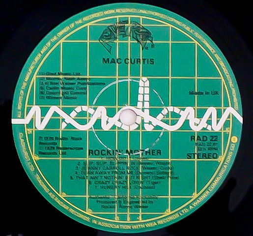 廃盤 LP レコード ★ 1979年 UK盤 ★ TEDS テッズ 超人気盤 ★ MAC CURTIS / ROCKIN' MOTHER ★ Teddy Boy テディーボーイ ネオロカビリー_画像5