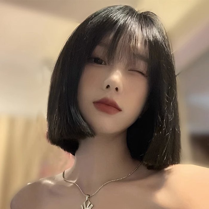 ボブ ショート フルウィッグ 女性 ウイッグ ウィッグ 小顔 耐熱 通気性 医療用 Lolita コスプレ 自然 大人 前髪_画像3