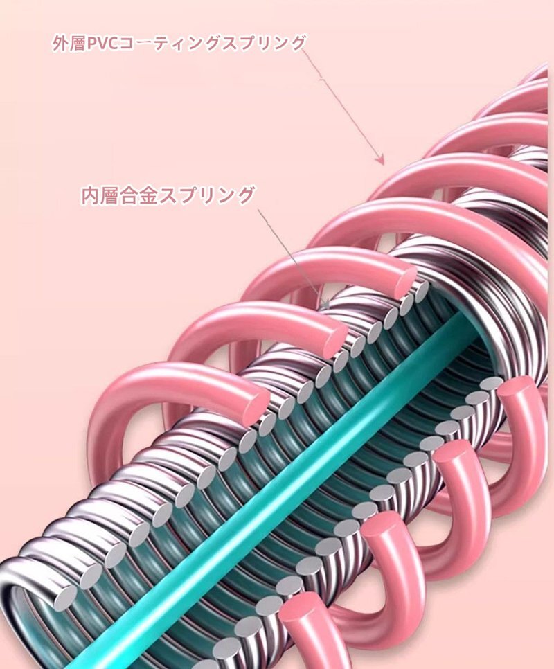 フラフープ ソフト ダイエット 1.4kg フィットネス 折りたたみ式 ポータブル フラサークル