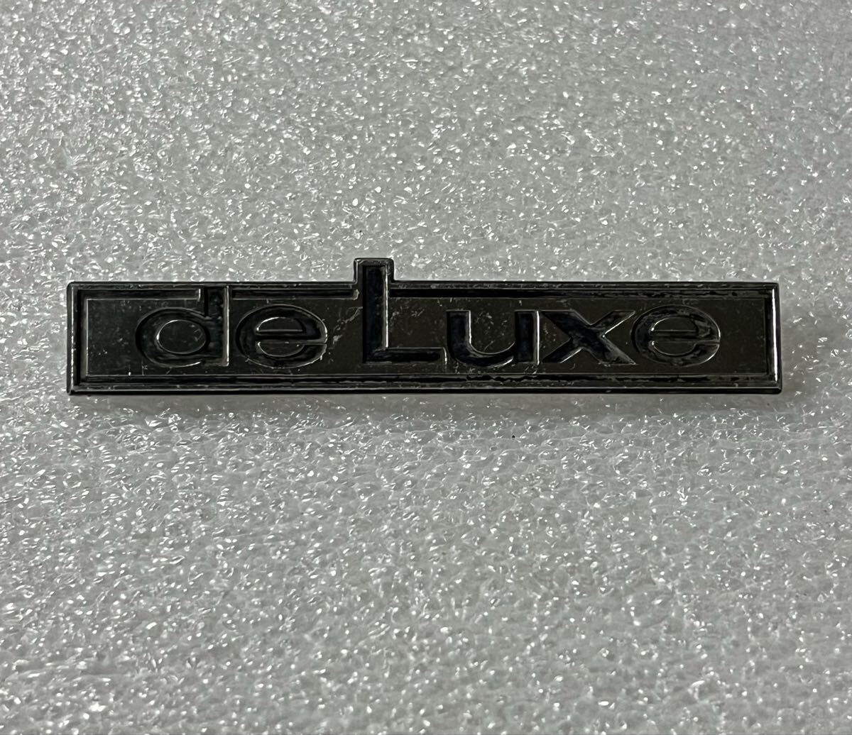【当時物】日産 サニー デラックス エンブレム SUNNY deluxe B10 510 520 旧車NISSAN DATSUN_画像1
