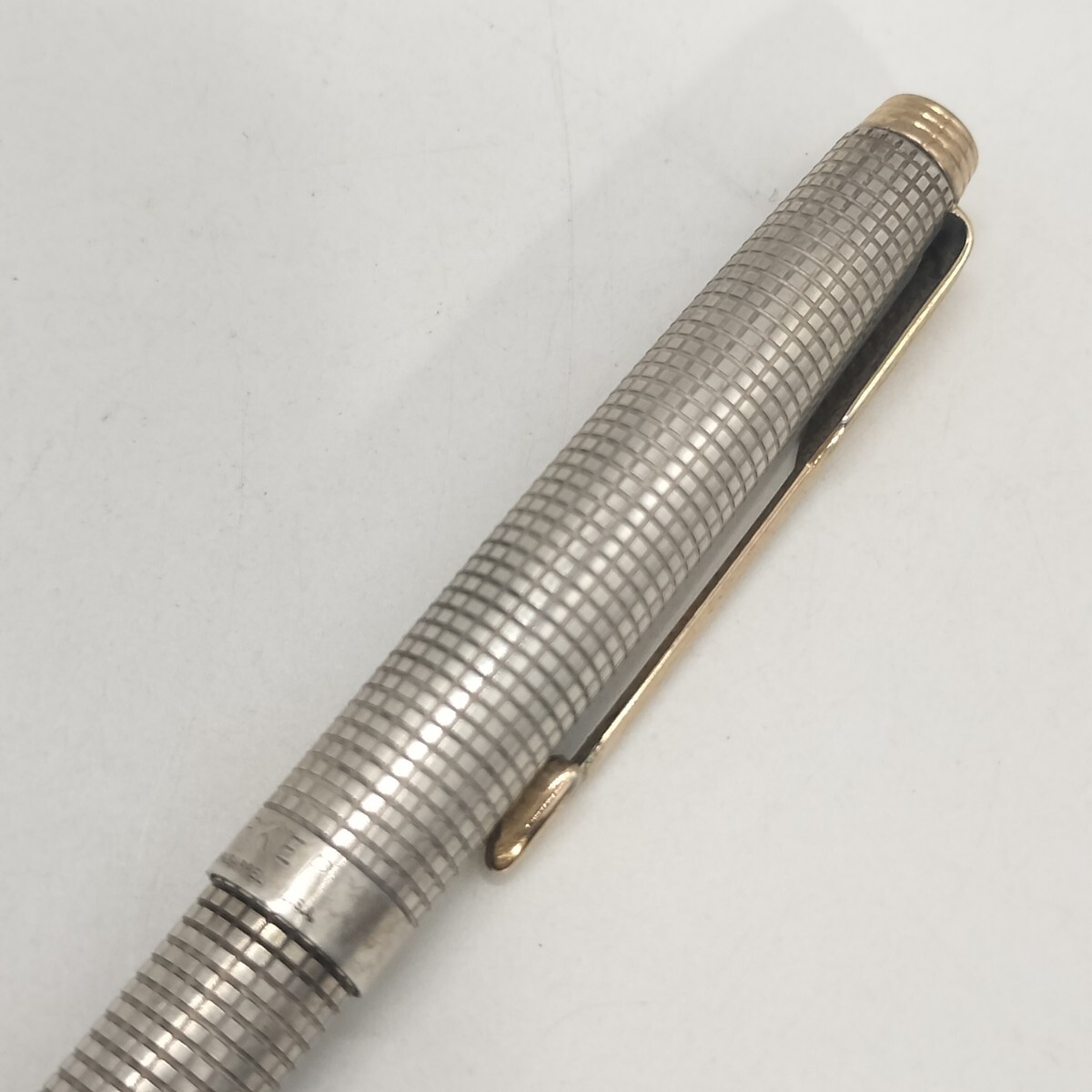 PARKER パーカー 75 シズレ ボールペン USA STERLING スターリングシルバー ノック式 文房具 筆記用具　　J_画像3