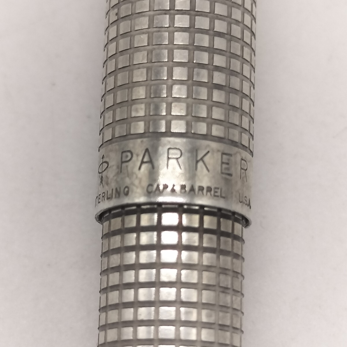 PARKER パーカー 75 シズレ ボールペン USA STERLING スターリングシルバー ノック式 文房具 筆記用具　　J_画像6
