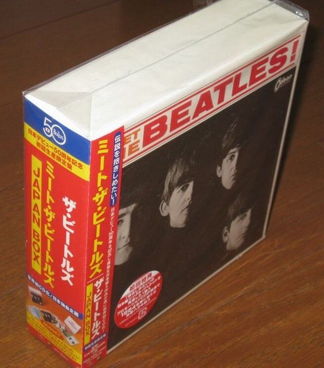 初回生産限定盤!日本デビュー50周年記念・ザ ビートルズ(The Beatles)・5CD・「ミート・ザ・ビートルズ JAPAN BOX」_画像1