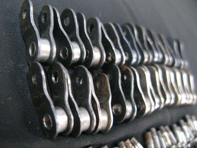 ピスト?競(jìng)輪/NJS認(rèn)定【HKK Vertex】半コマ14個(gè)＆チェーンピン101個(gè)?【D.I.D】半コマ6個(gè)中古品