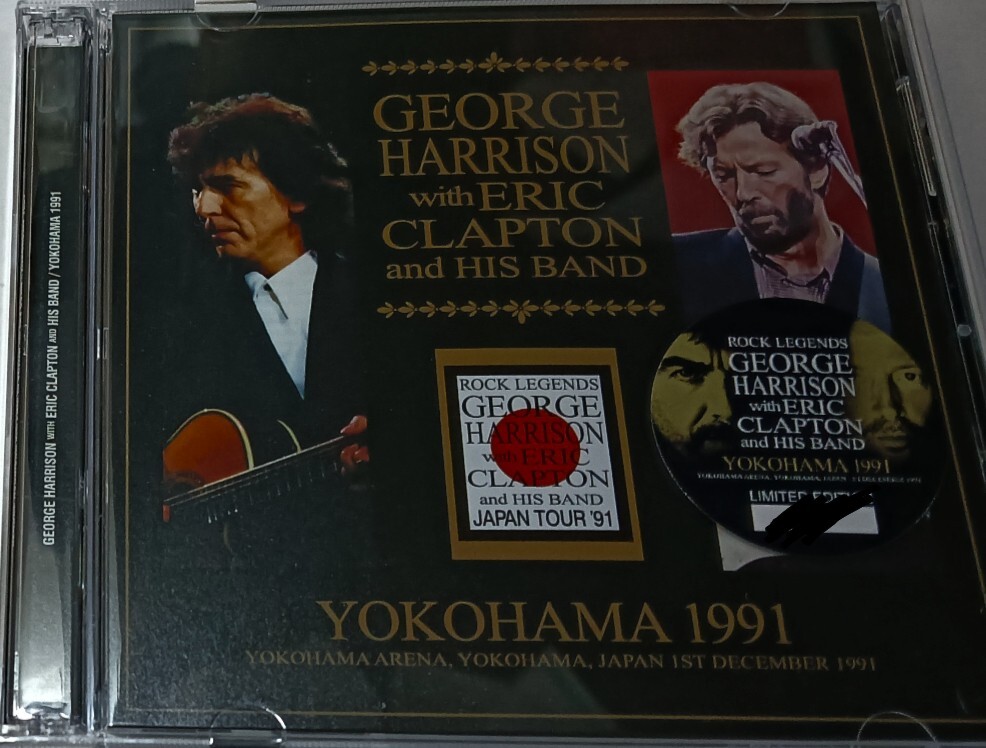 ジョージ・ハリソン / エリック・クラプトン 1991年 横浜 Live At Yokohama Arena,Japan George Harrison Eric Clapton_画像1