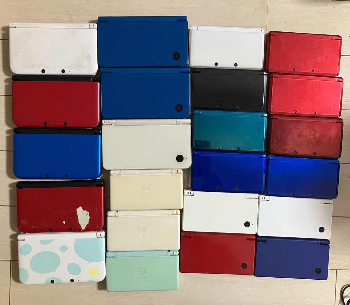 Nintendo 3DS LL DSi LL DS Lite 23台 本体 セット まとめて ニンテンドー スリーディーエス エルエル SPR-001 CTR-001 ジャンク 送料無料_画像1