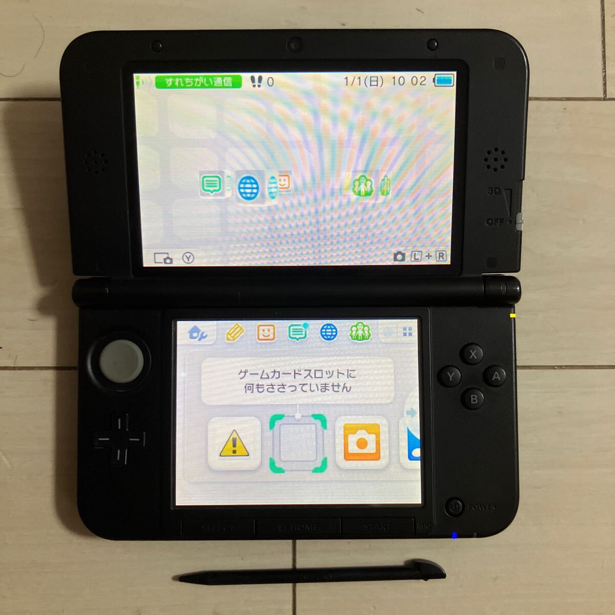 Nintendo 3DS LL SPR-001 本體 動作品 初期化 純正 バッテリーパック タッチペン 付き ニンテンドー スリーディーエス エルエル 任天堂 DS