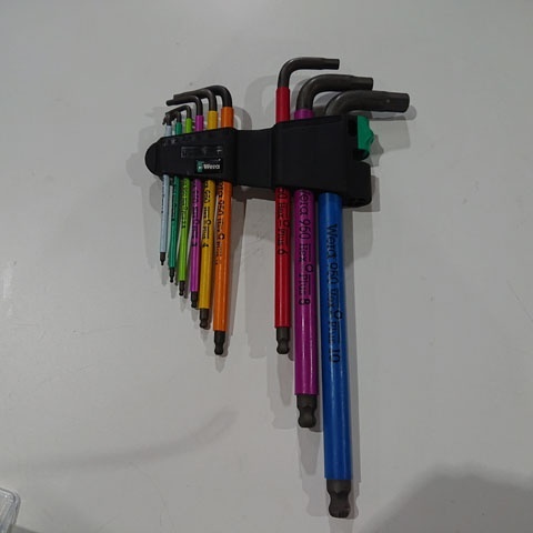 [ б/у текущее состояние товар ]WERAvela950 шестигранный ключ hex ключ комплект 