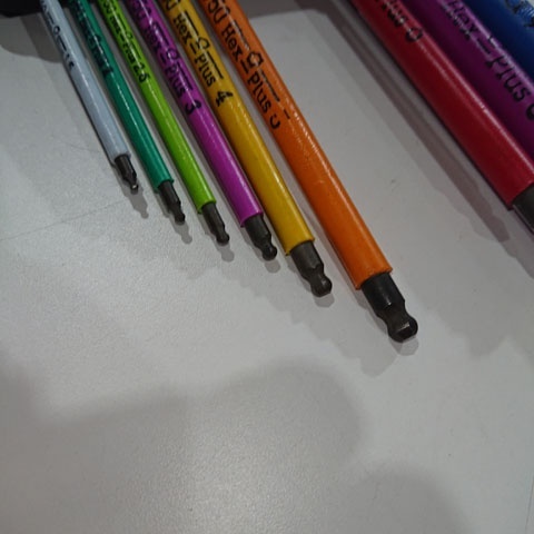 [ б/у текущее состояние товар ]WERAvela950 шестигранный ключ hex ключ комплект 