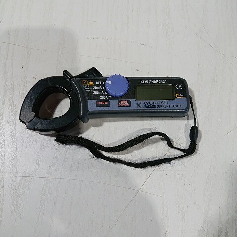 [ утиль ]KYORITSU объединенный KEW SNAP 2431 маленький размер высокая эффективность утечка электрический ток зажим измерительный прибор 