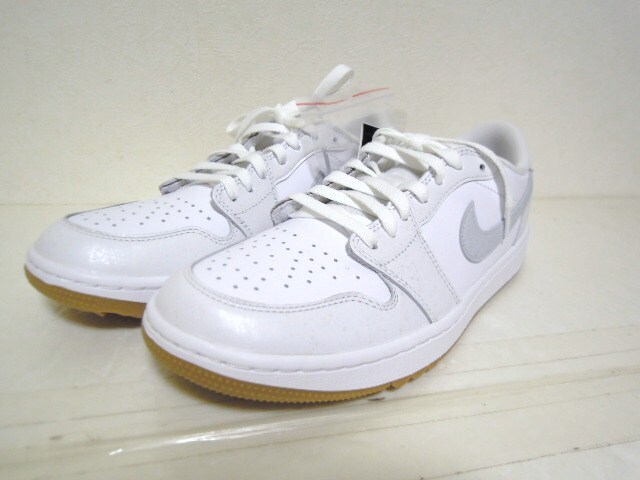 NIKE●ナイキ●ゴルフシューズ●AIR JORDAN LOW●エアージョーダン1 LOW G●ホワイト×グレー●DD9315-111●ナイキオンライン/完売●正規品_画像2