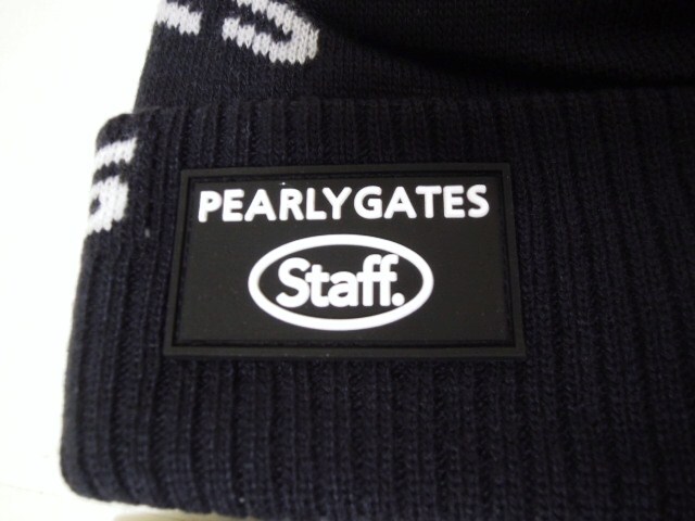 PEARLYGATES●パーリーゲイツ●PG●人気デザイン●ニット帽●人気のネイビー●定価10780円●完売品●未使用●053-4287009_画像6