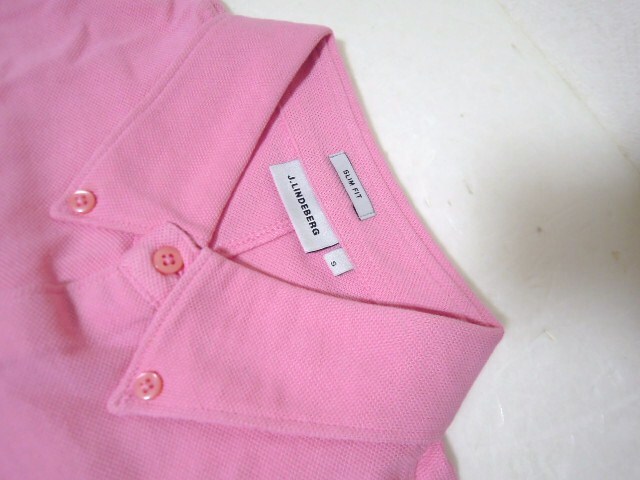 リンドバーグ●ピンク●襟付き●半袖●ウエアー●サイズ/Ｓ/スリムフィット●㈱グリップインターナショナル●正規品●美品_画像7